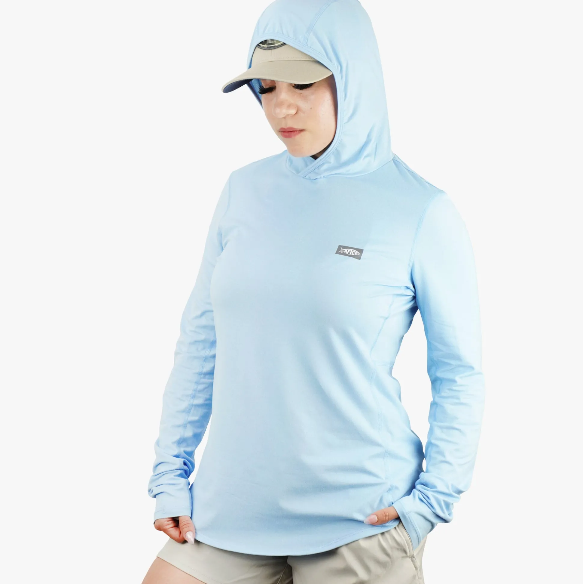 Women's Air O Mesh Hooded Fishing Shirt | AFTCO