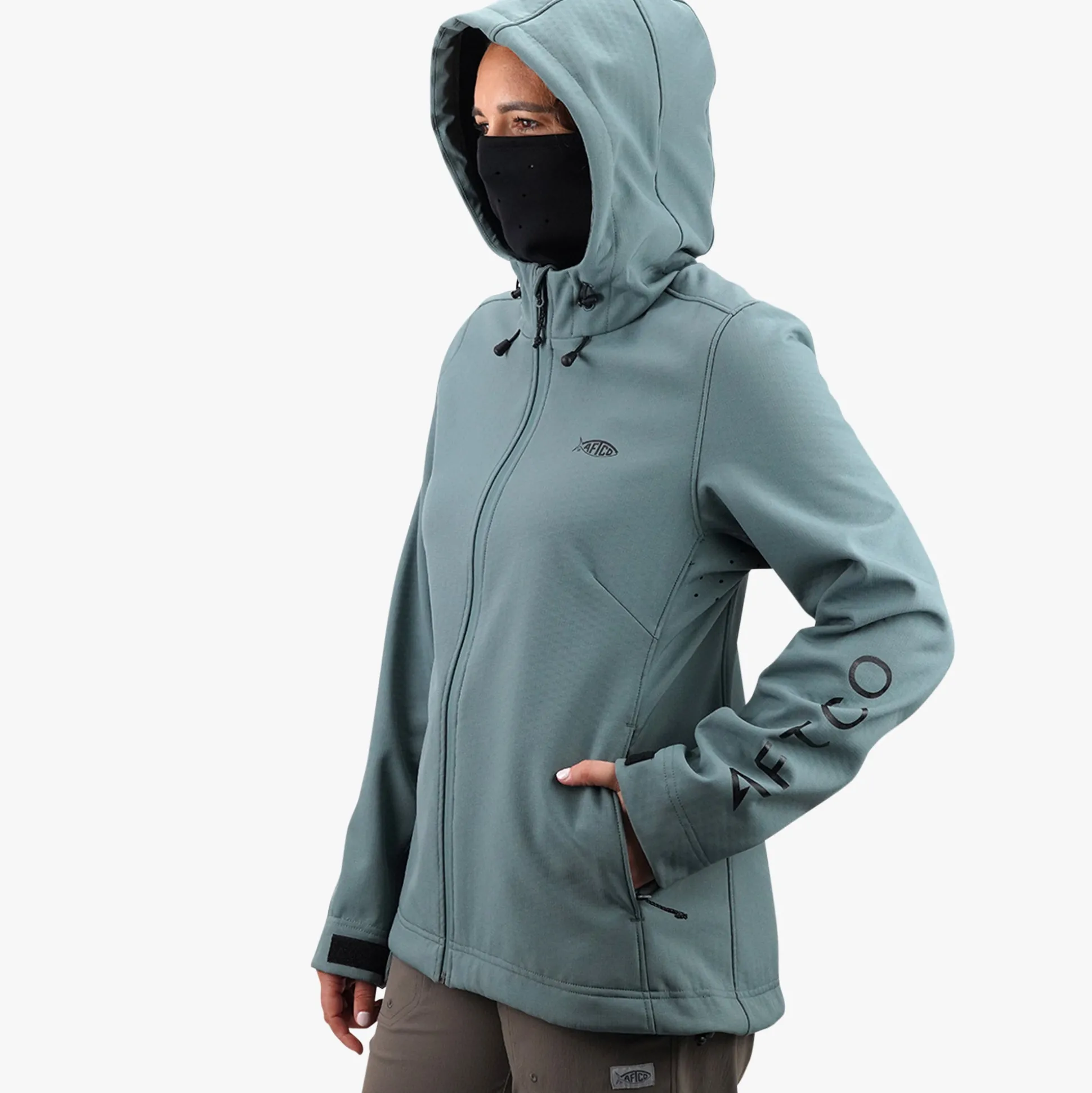 Womens Reaper Windproof Jacket - Softshell Zip Up | AFTCO