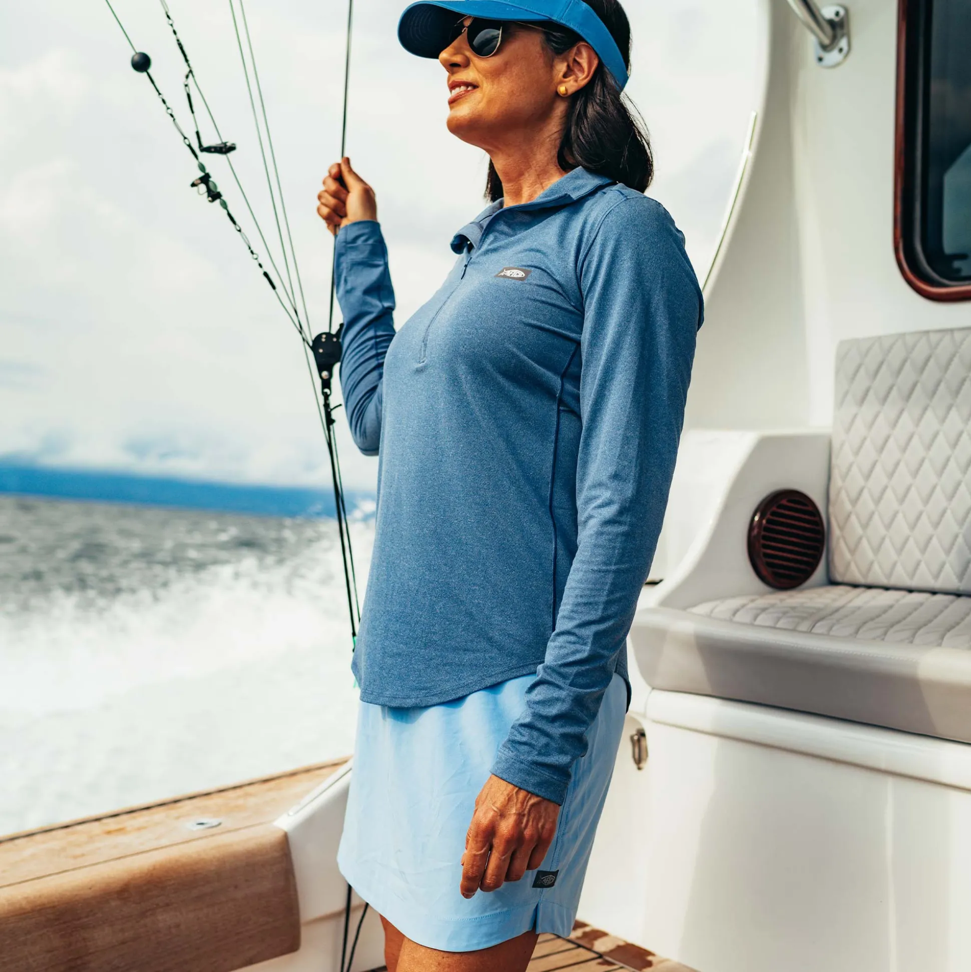 Women's Strike Fishing Skort | AFTCO
