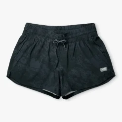 Women's Strike Printed Swim Shorts | Black Storm Camo
