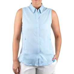 Women's Wrangle Sleeveless Button Down Shirt | AFTCO