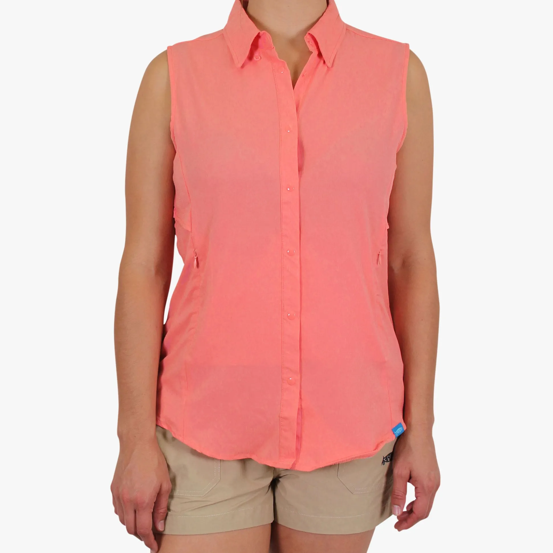 Women's Wrangle Sleeveless Button Down Shirt | AFTCO