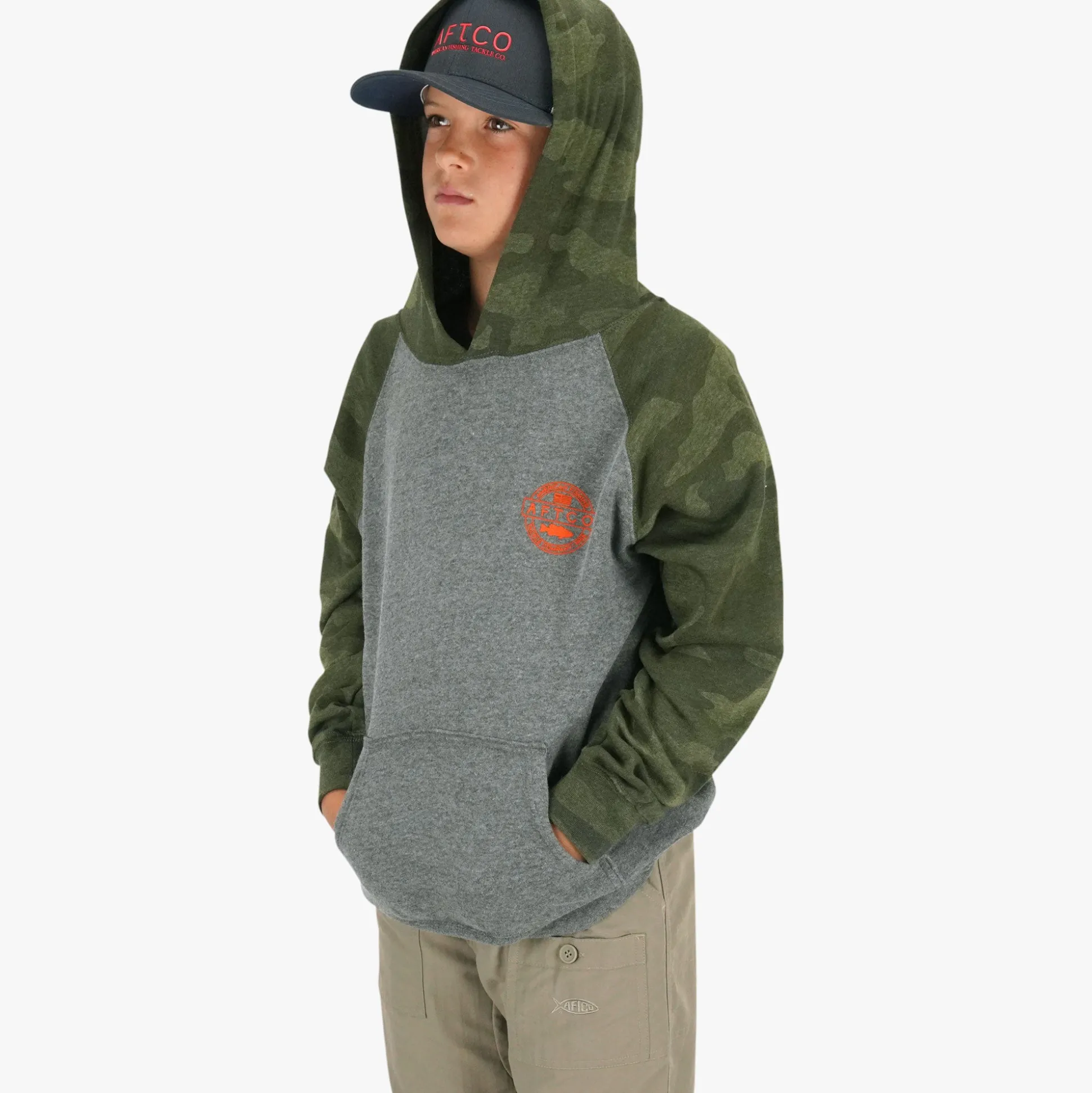 Youth Bass Patch Pullover Hoodie