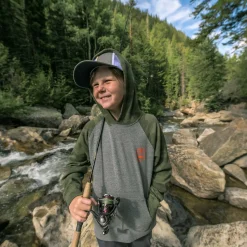 Youth Bass Patch Pullover Hoodie