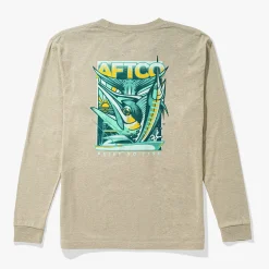 Youth Billed Long Sleeve Fishing Shirt | AFTCO