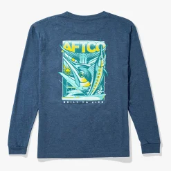 Youth Billed Long Sleeve Fishing Shirt | AFTCO
