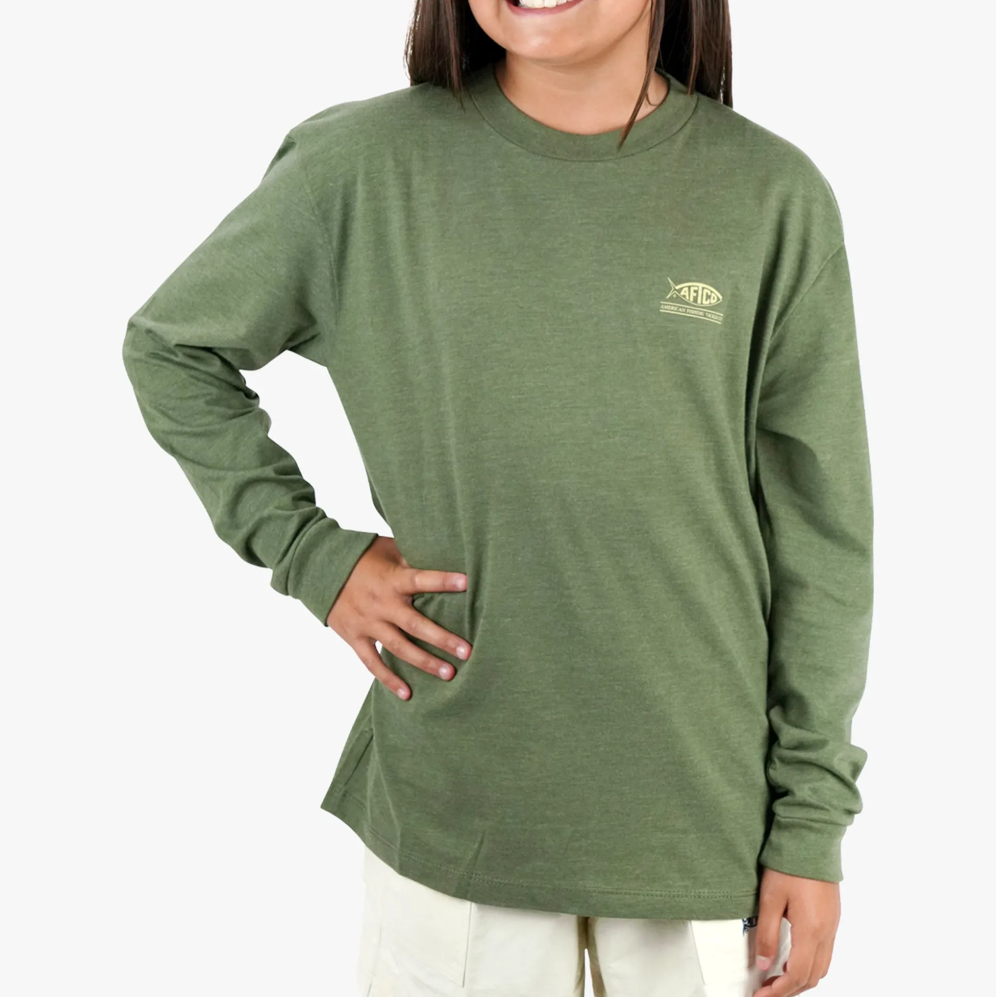 Youth Flying Bill Long Sleeve Fishing T-Shirt | AFTCO