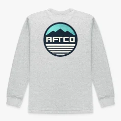 Youth Peaks LS Fishing T-Shirt For Kids | AFTCO