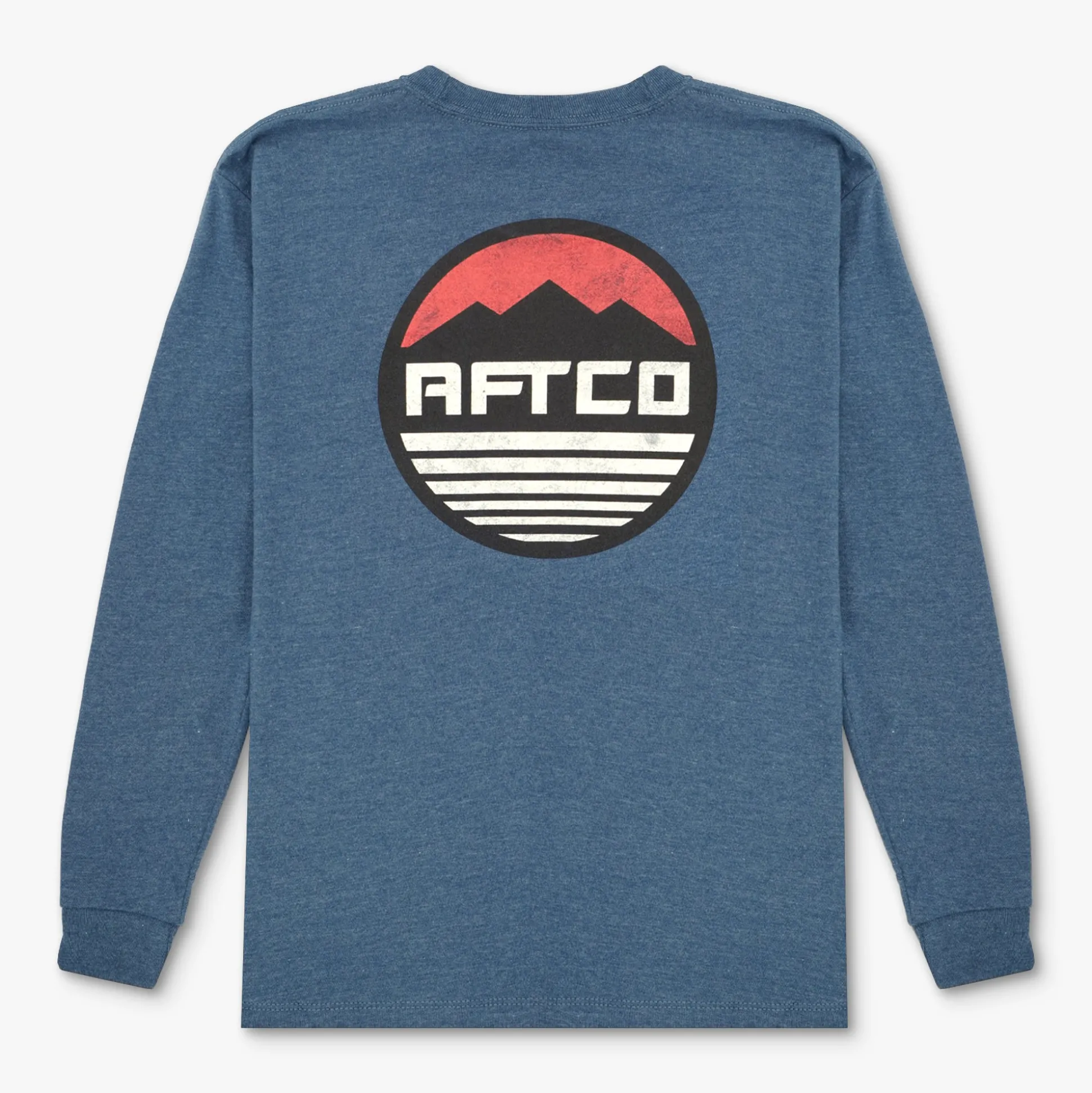Youth Peaks LS Fishing T-Shirt For Kids | AFTCO