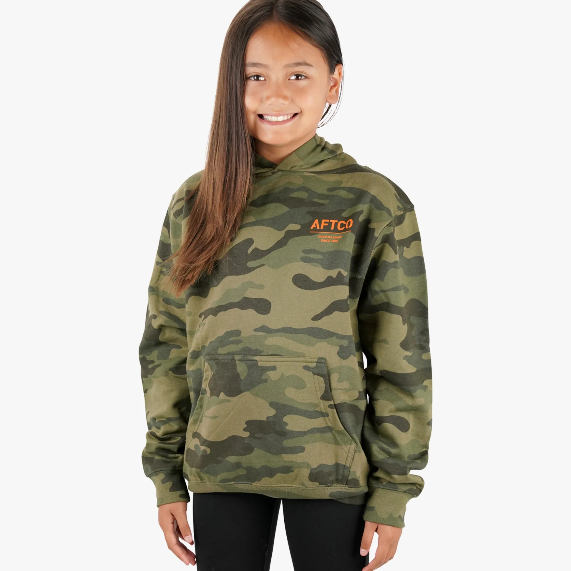 Youth Radar Camo Pullover Hoodie | AFTCO