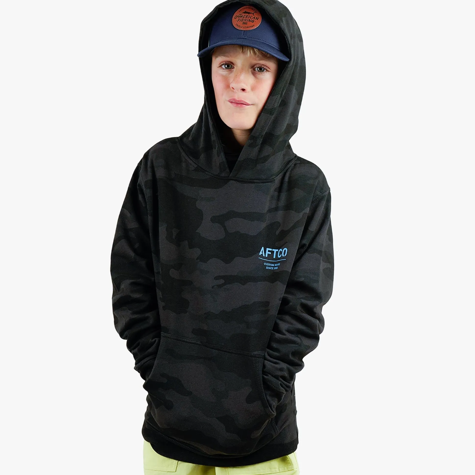 Youth Radar Camo Pullover Hoodie | AFTCO