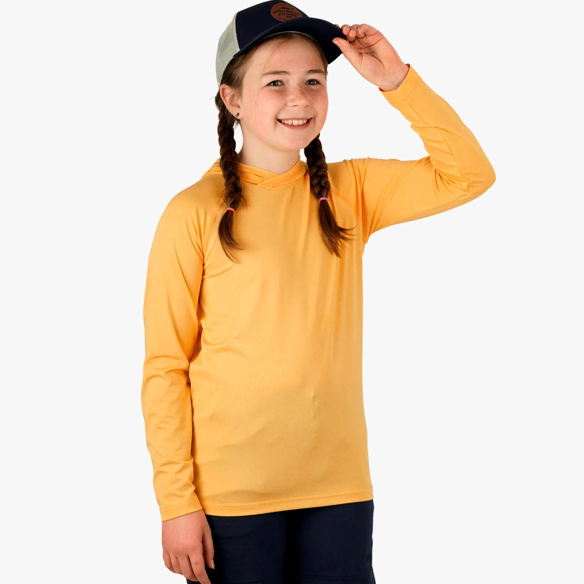 Youth Samurai Hood Performance LS Shirt