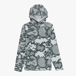 Youth Tactical Camo Hooded LS Performance Shirt